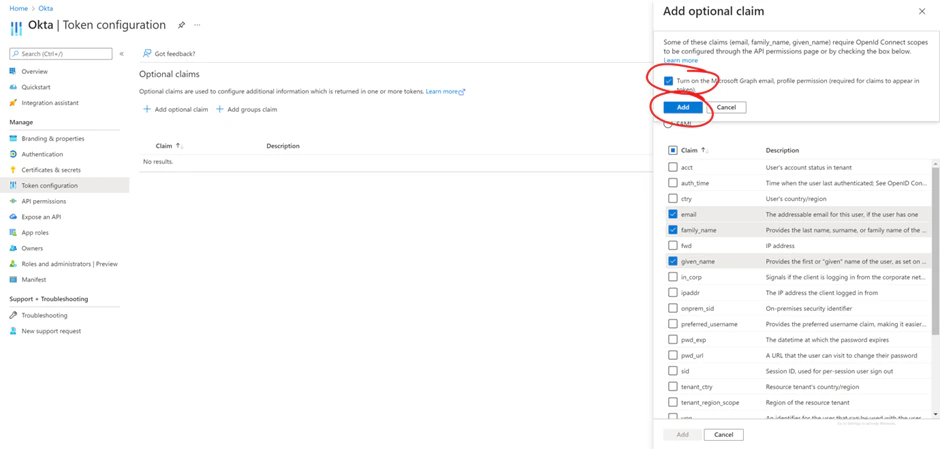 Setting up SSO - Azure AD