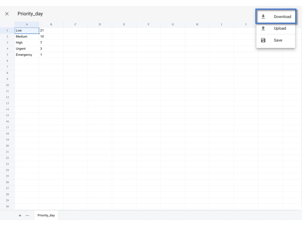 How to edit a preset spreadsheet? (Company level)