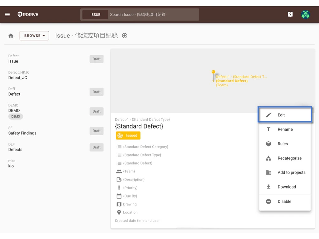 Preset Spreadsheet - Add and Merge with the template (Company level)
