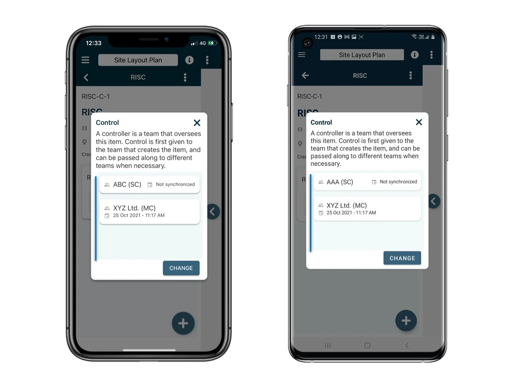 Change the controller of the process
