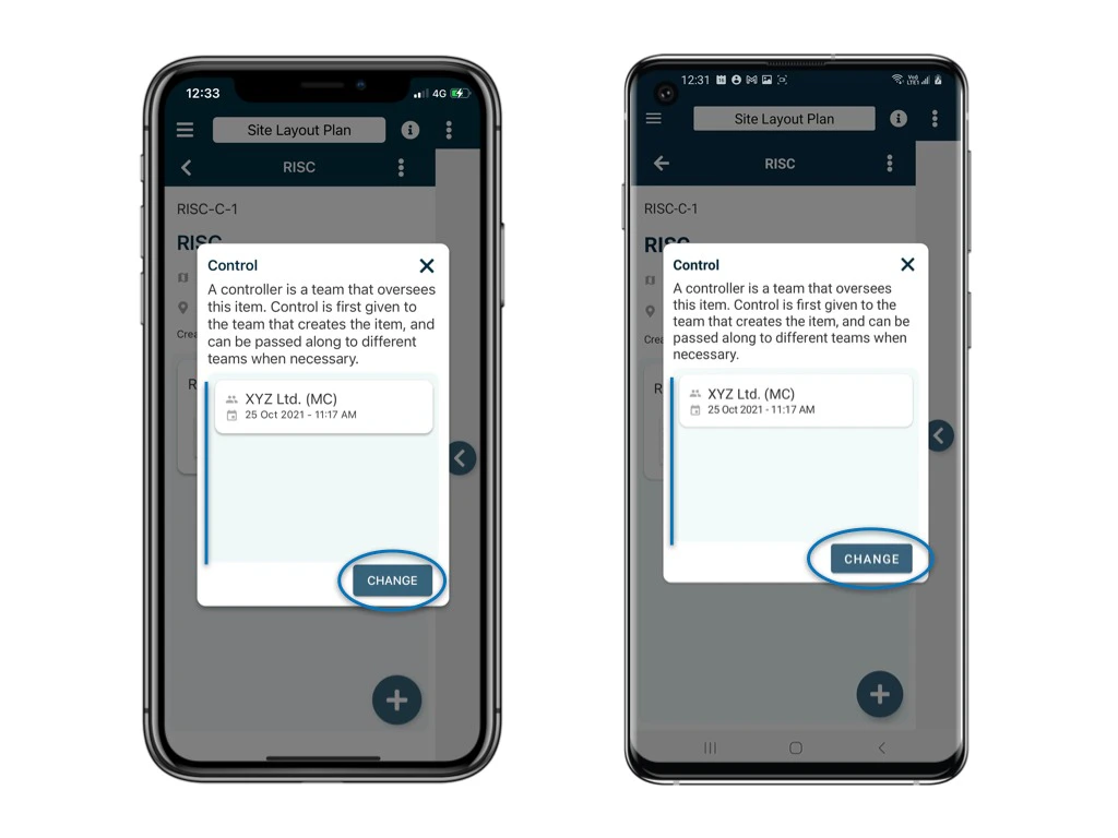 Change the controller of the process