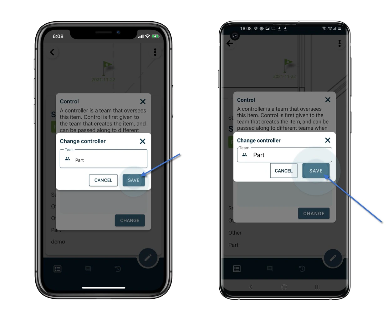 How to change the controller of the issue/record?
