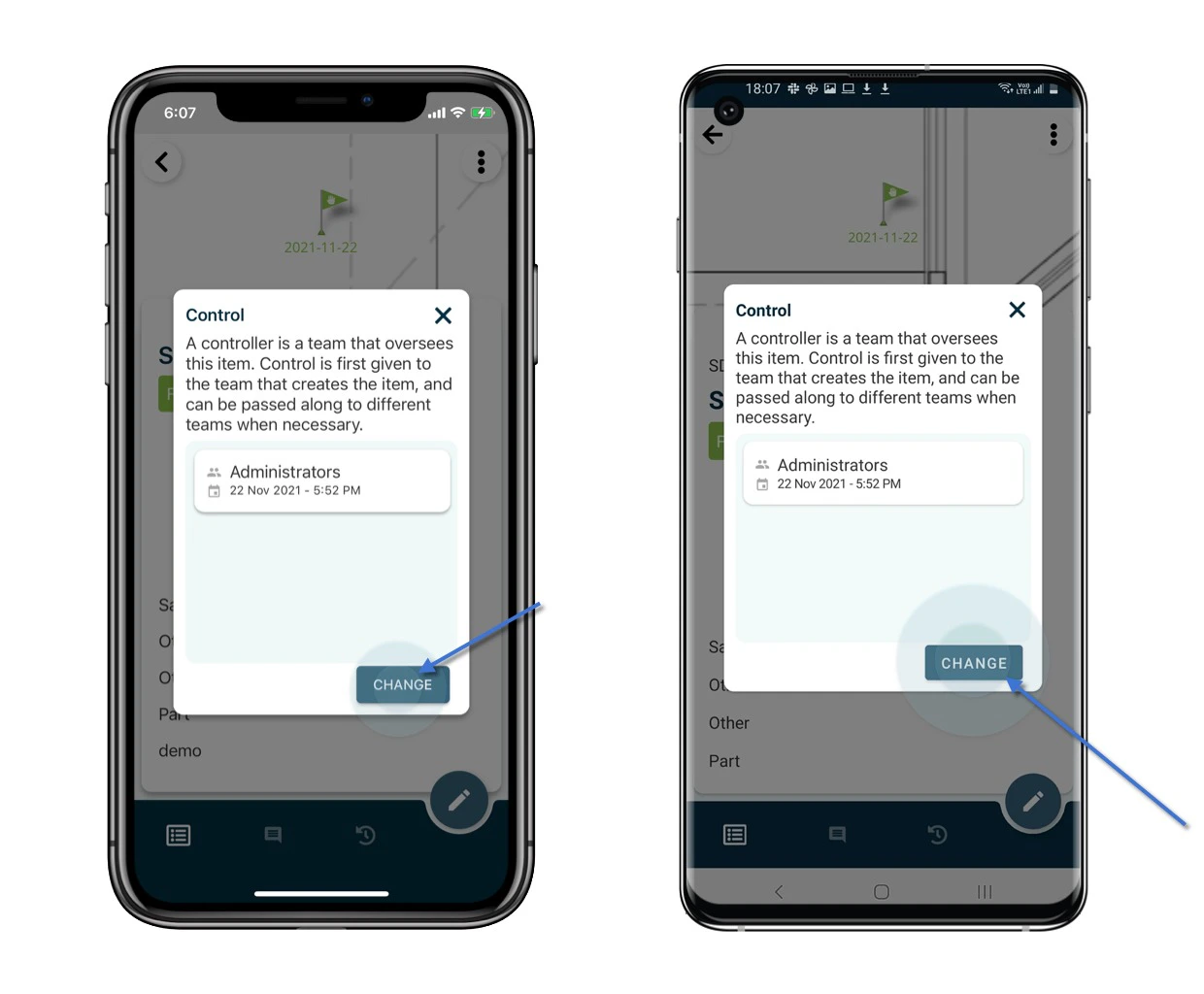 How to change the controller of the issue/record?