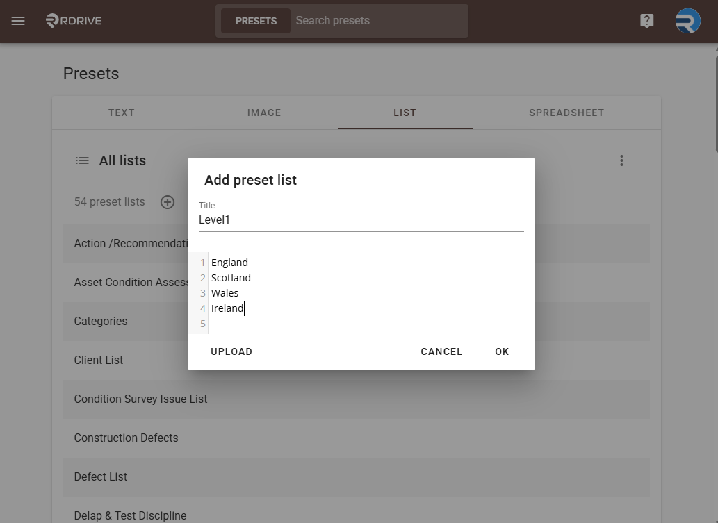 Adjusting the Presets for Issue Analysis Dashboard
