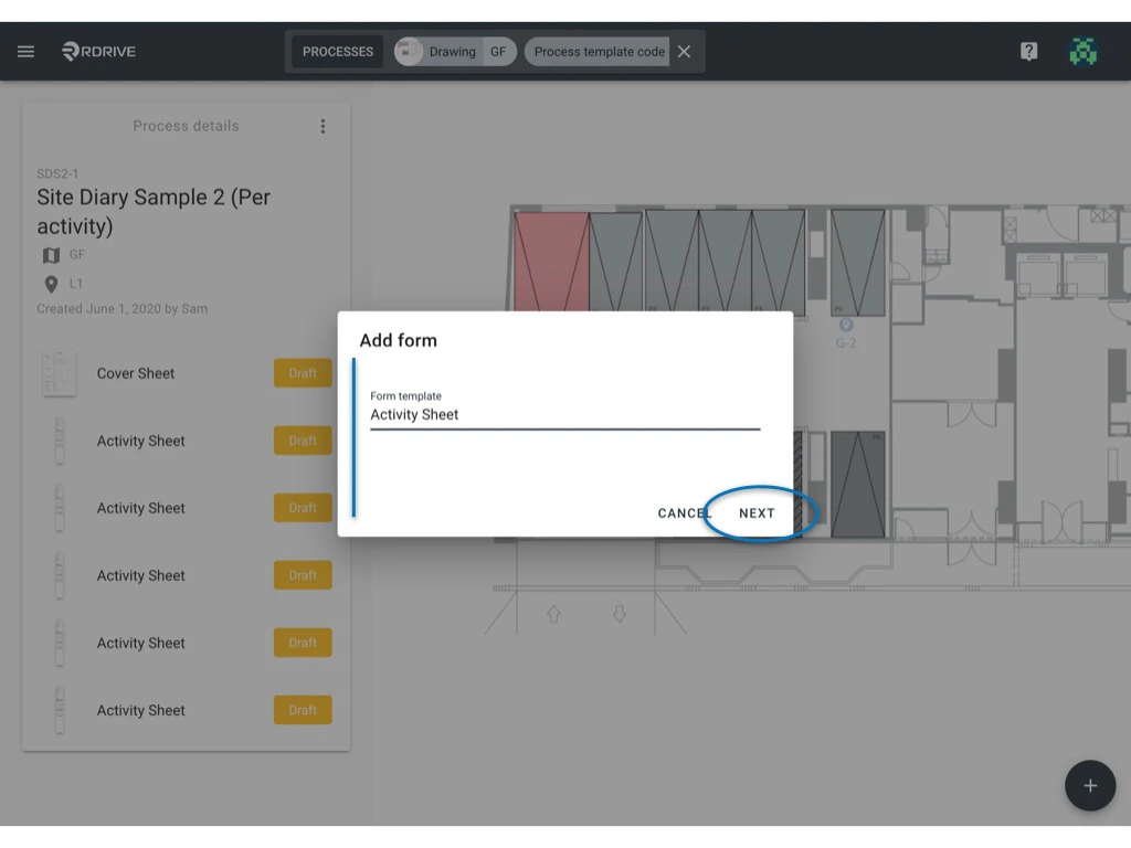How to add an Additional Form to a Process/Checklist?