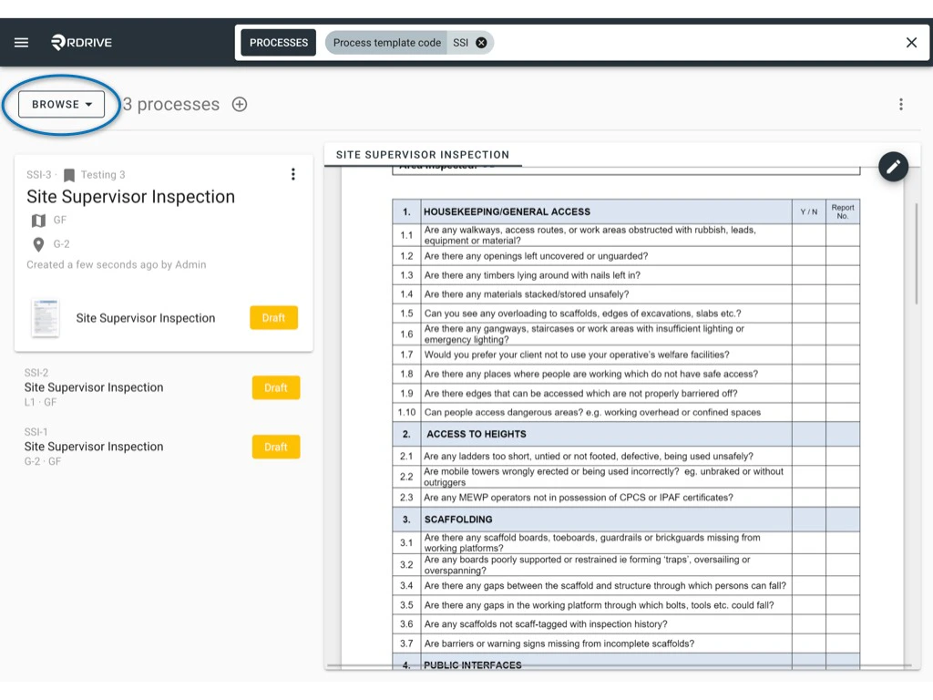 Can I export the entire process as PDF?