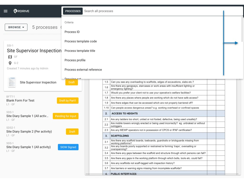 Can I export the entire process as PDF?