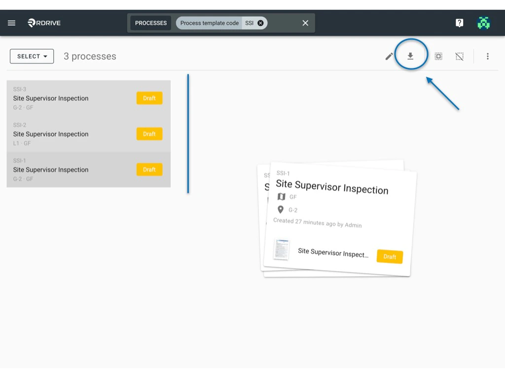 Can I export the entire process as PDF?
