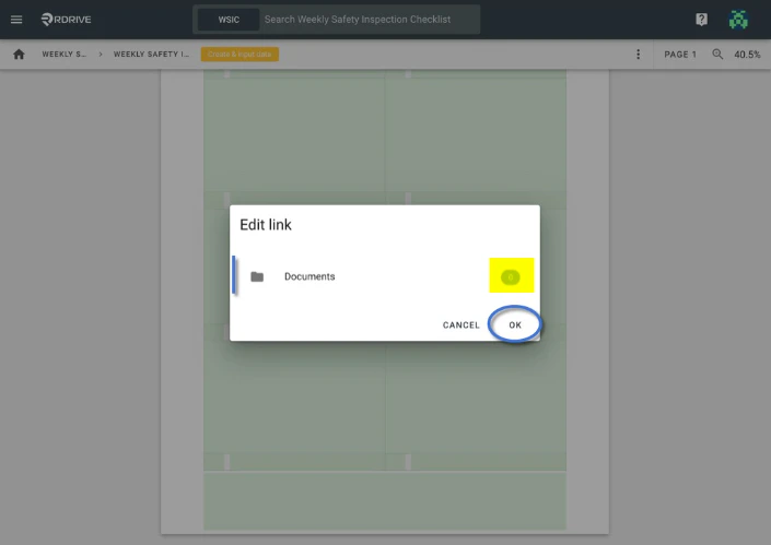 Can I remove the documents attached to a form?
