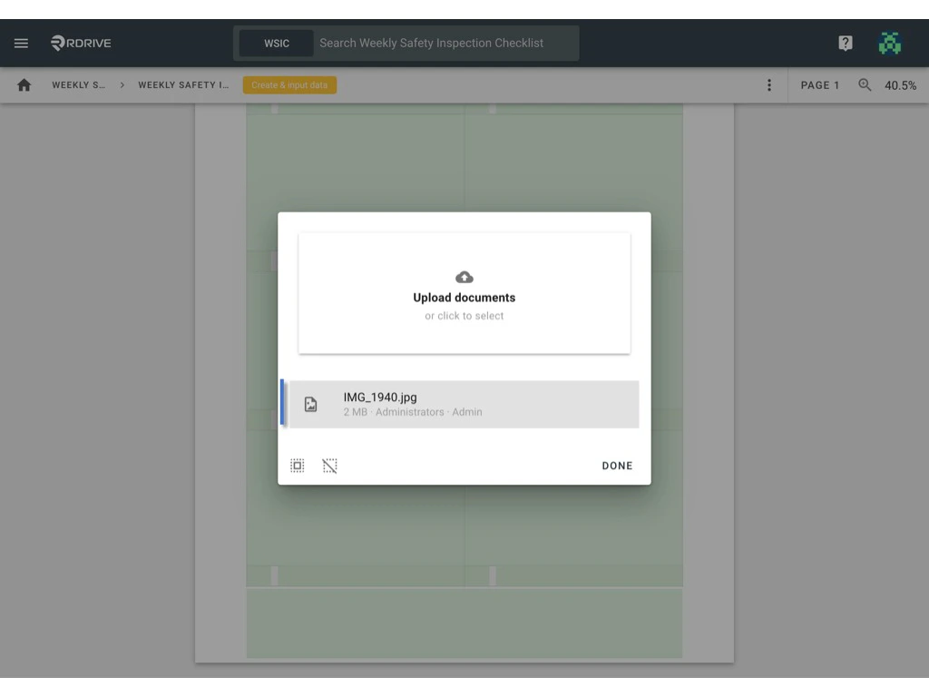 Can I remove the documents attached to a form?