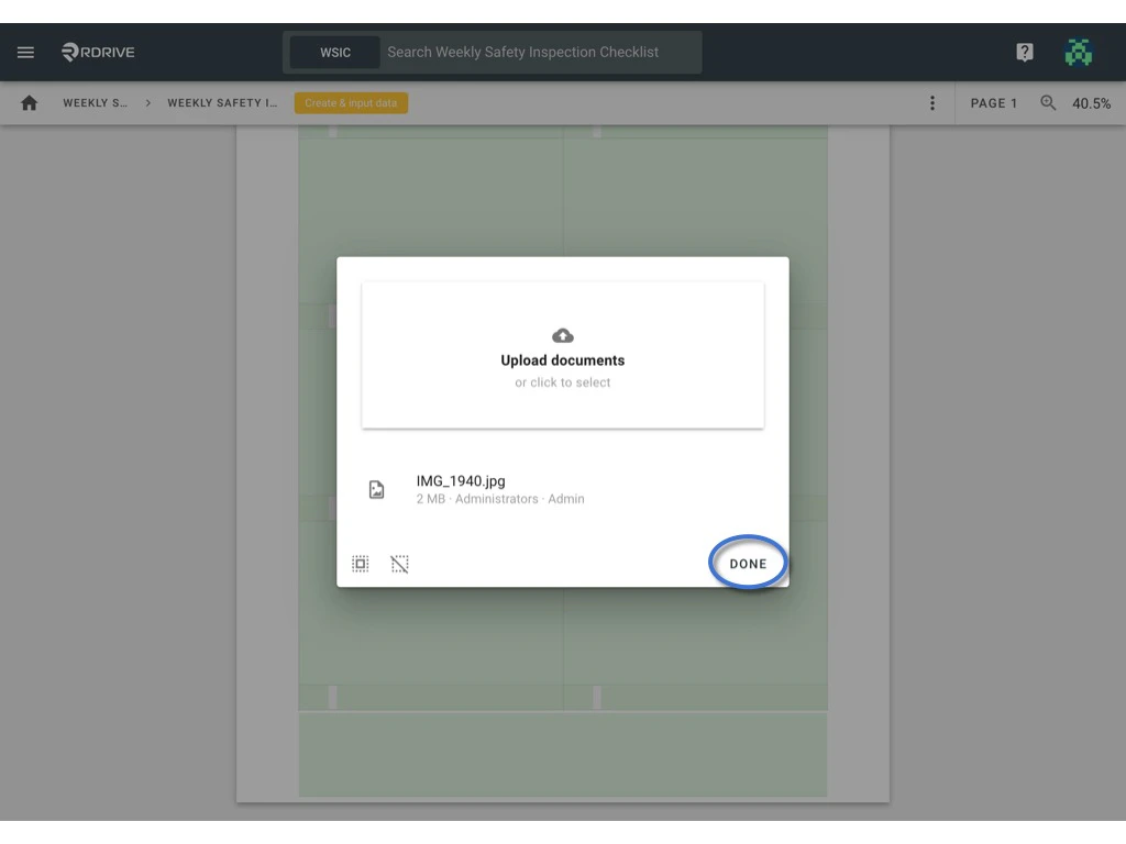 Can I remove the documents attached to a form?