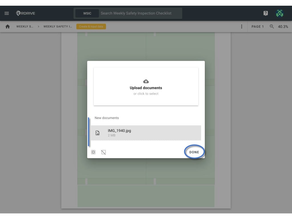 Can I attach documents to a form?