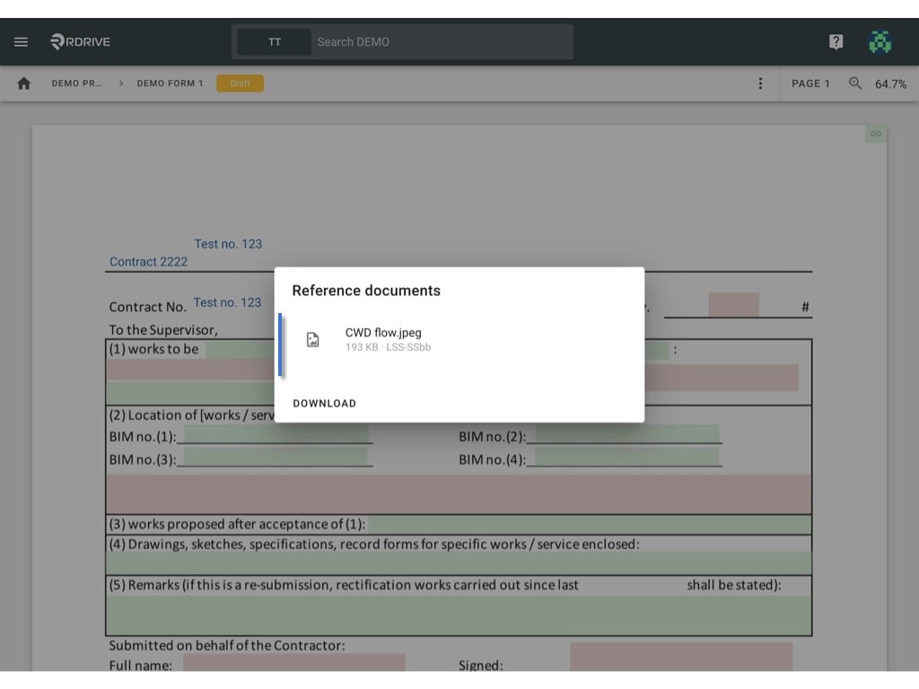 Where to view the Form Reference document(s)?