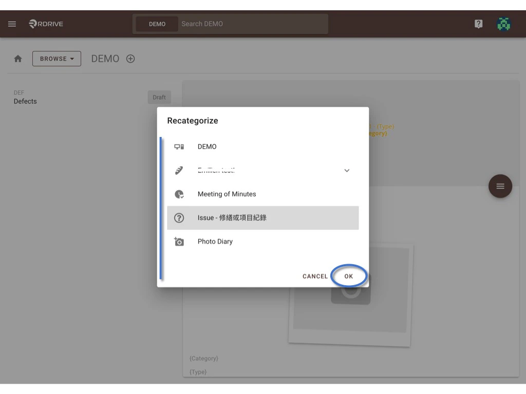 How to recategorize?