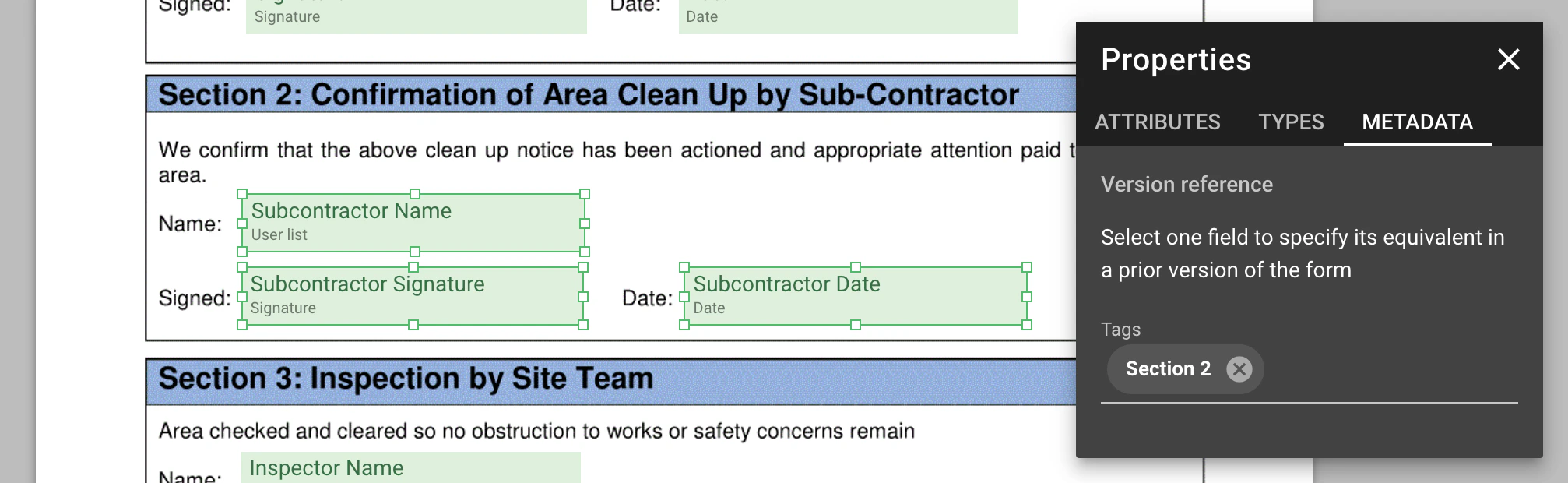Can I set permissions on fields?