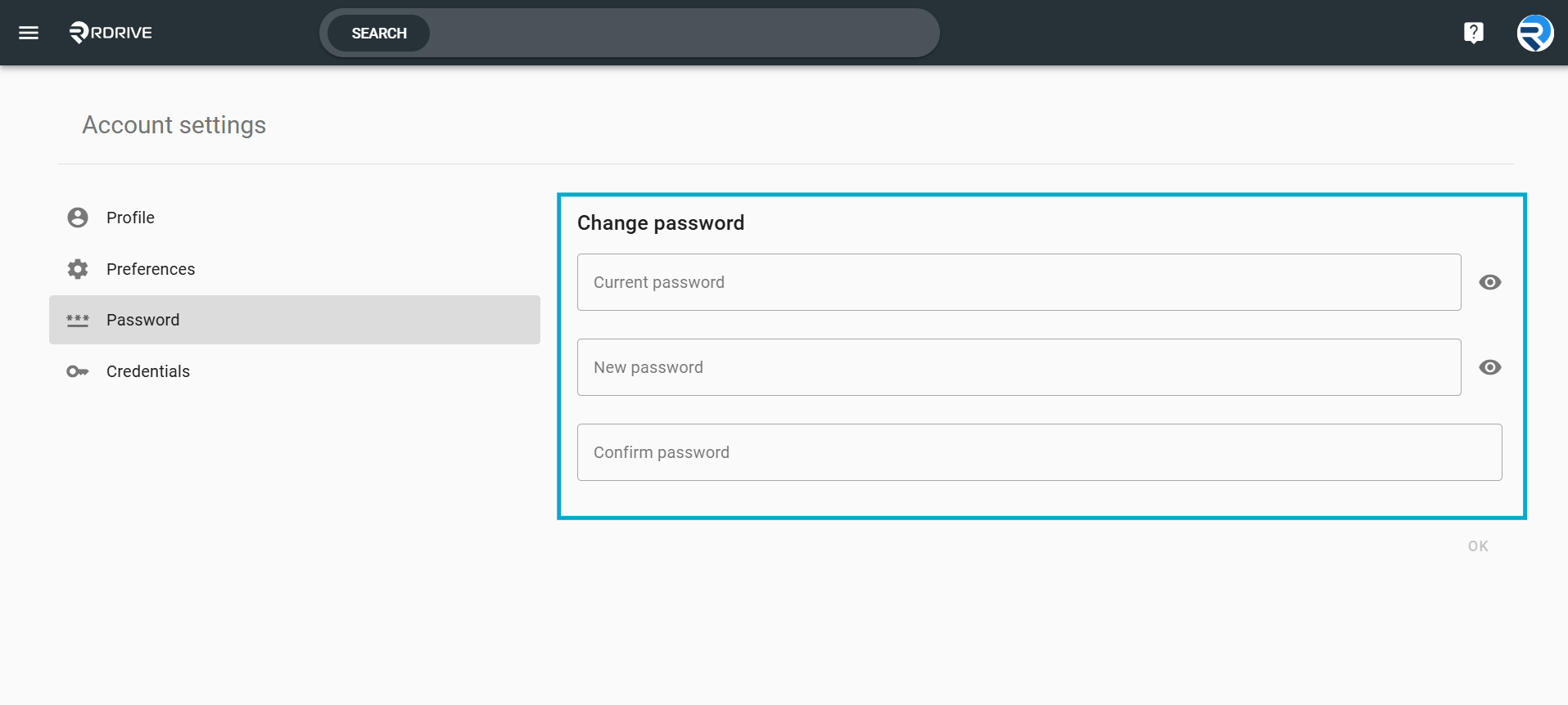 Edit my Account Settings