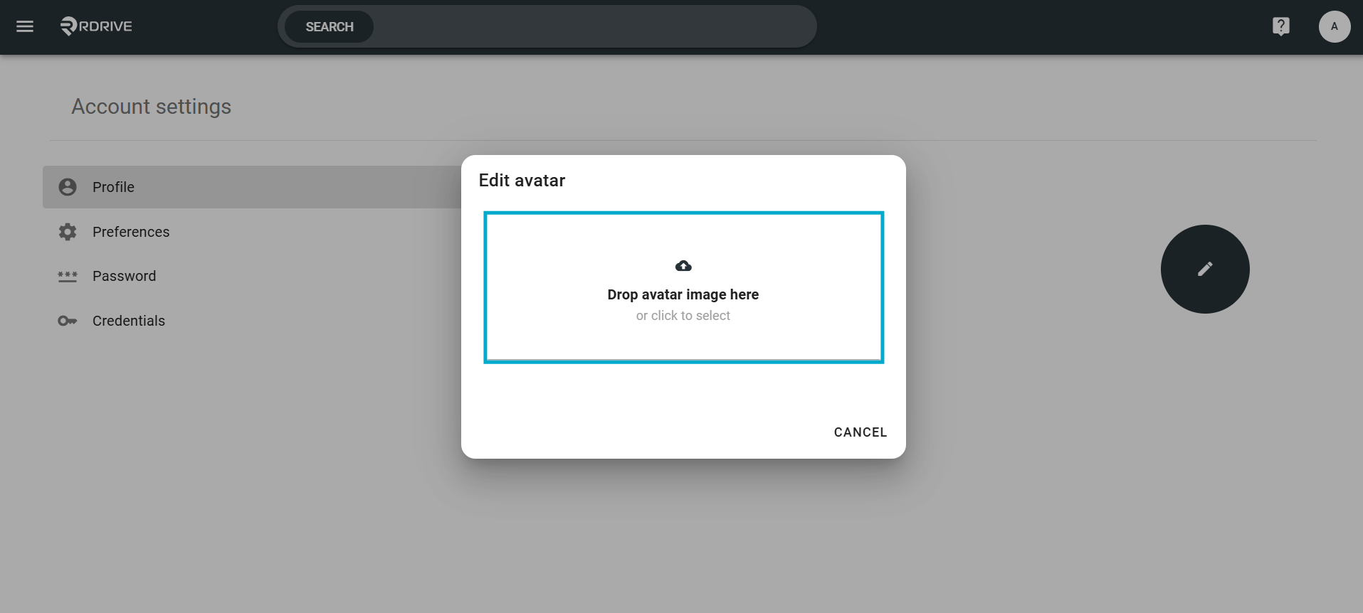 Edit my Account Settings