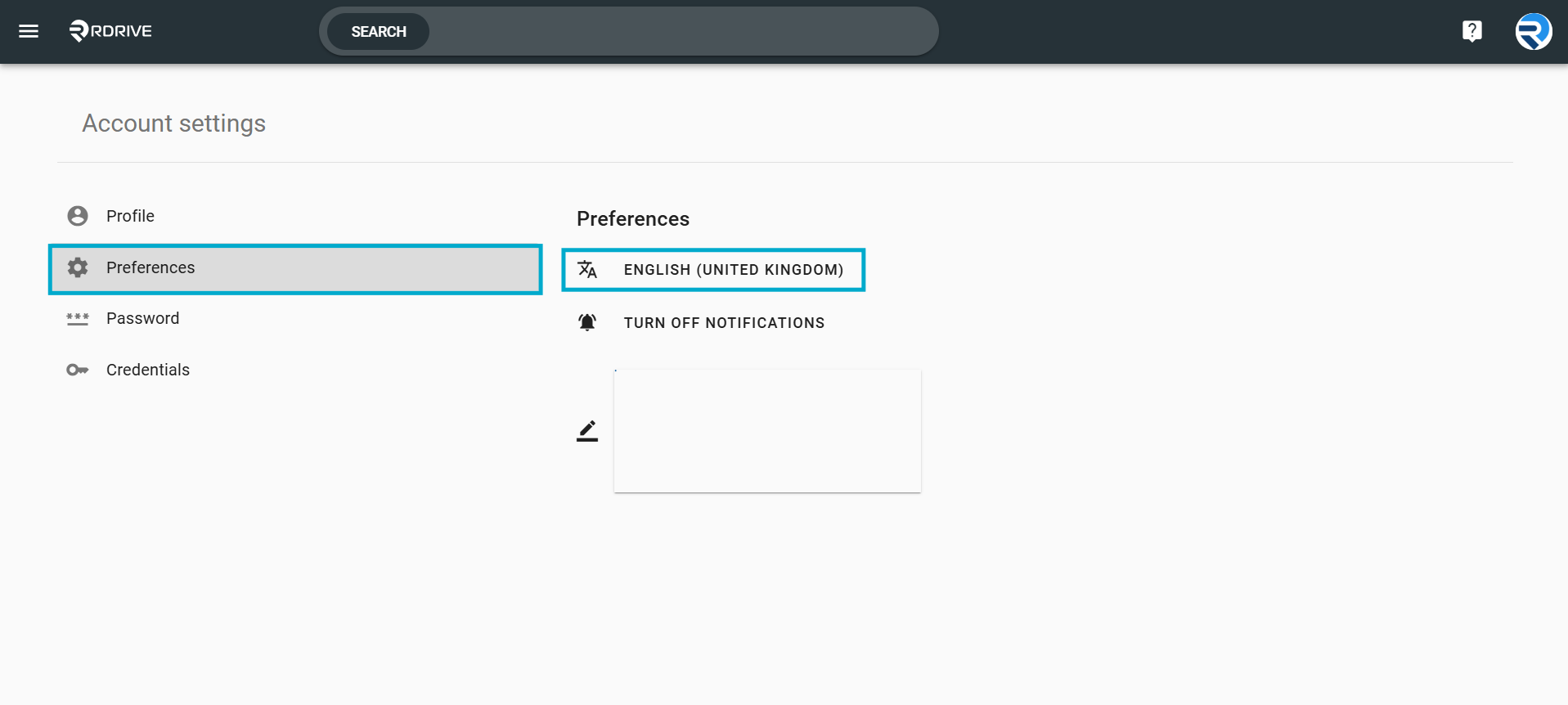 Edit my Account Settings