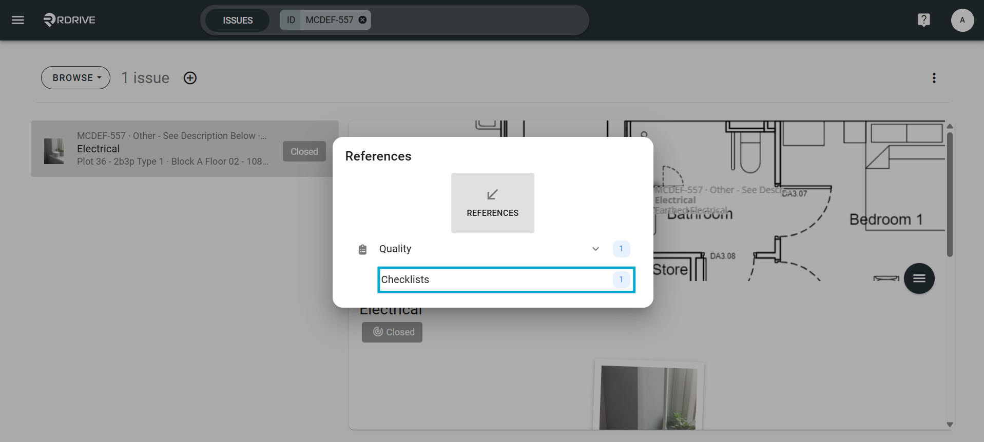 How to view the issue/defect/record's linked items