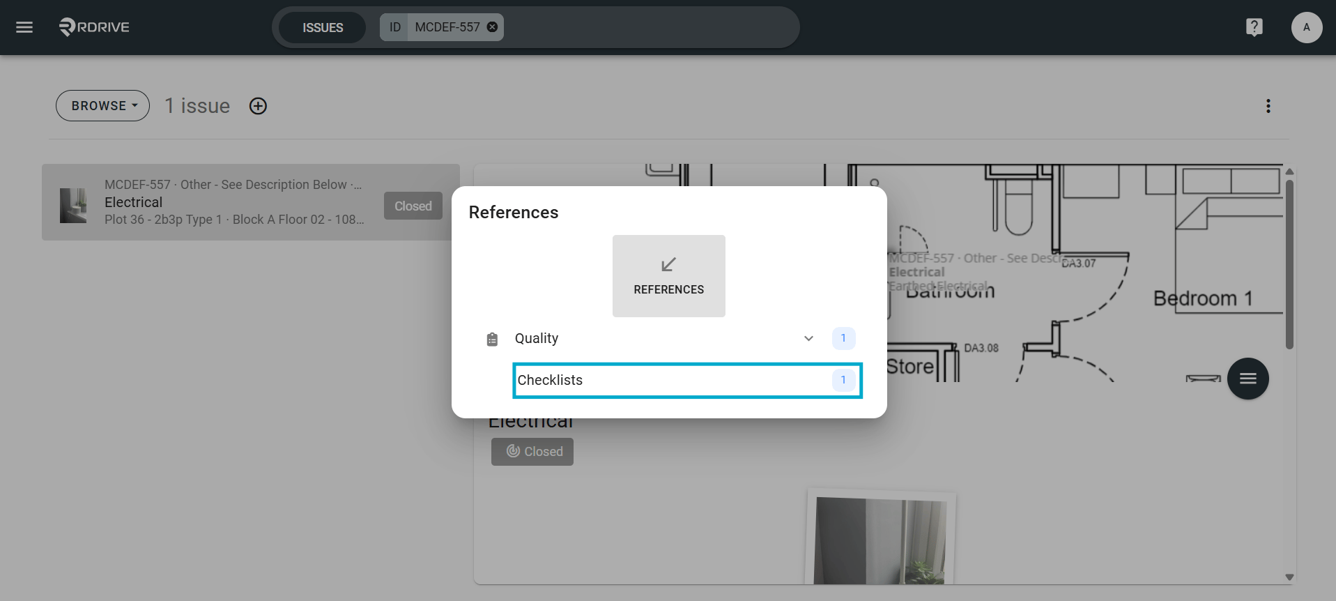 How to view the issue/defect/record's linked items
