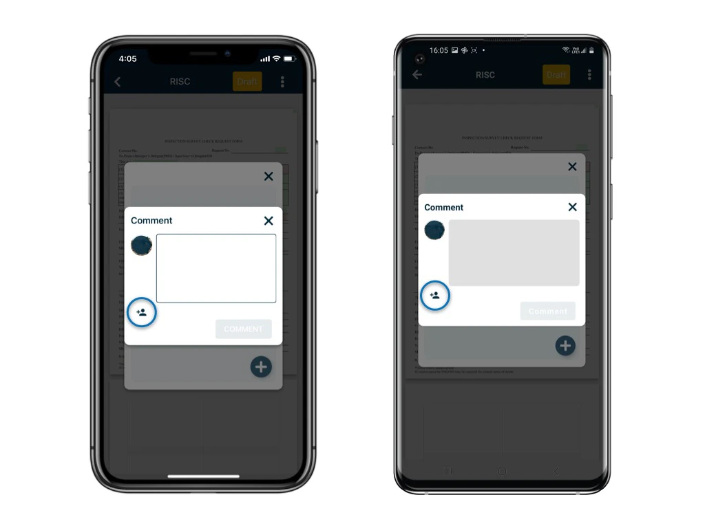 How does the comment function work?