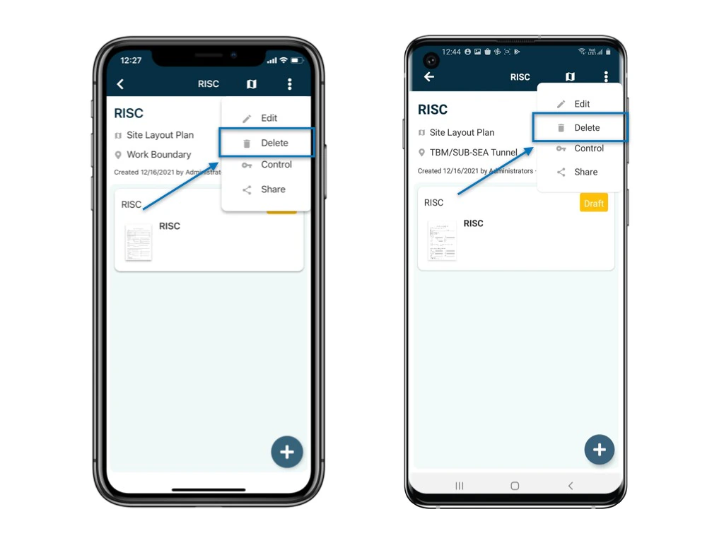 Can I delete a process? (APP)