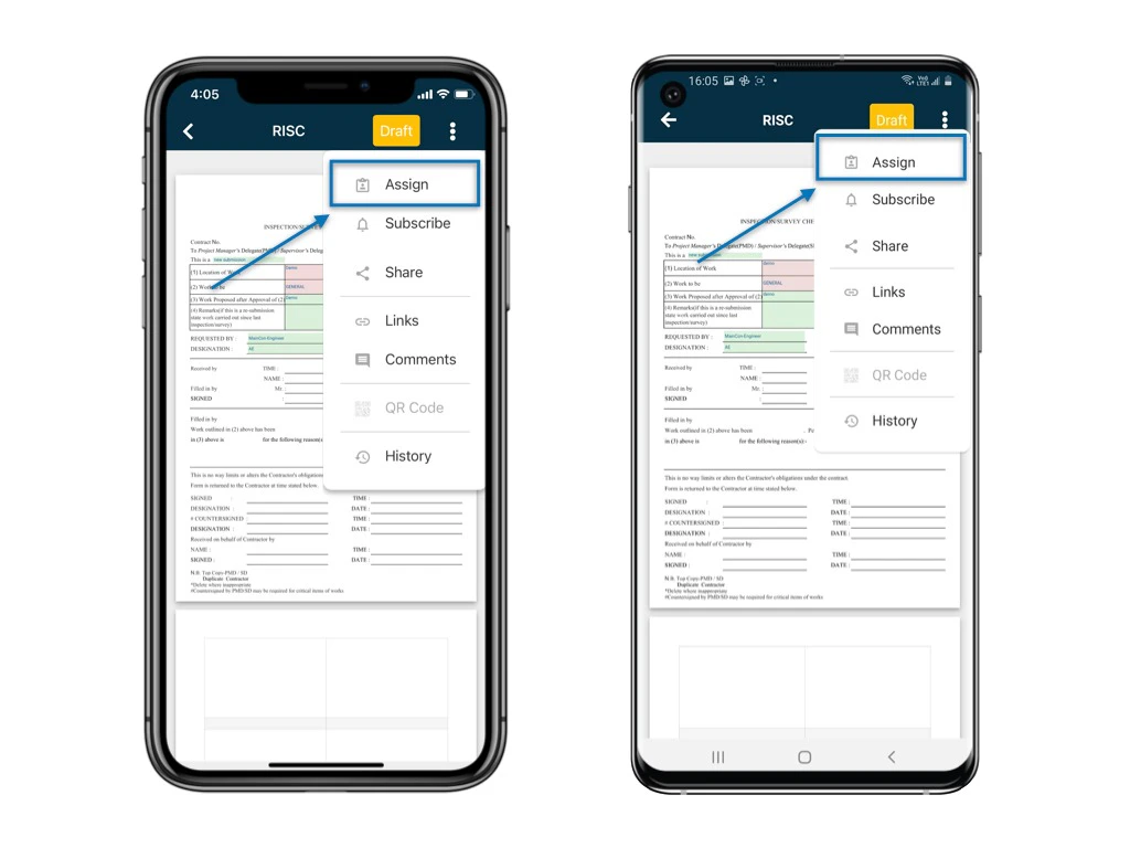 How to Assign a form to other users?