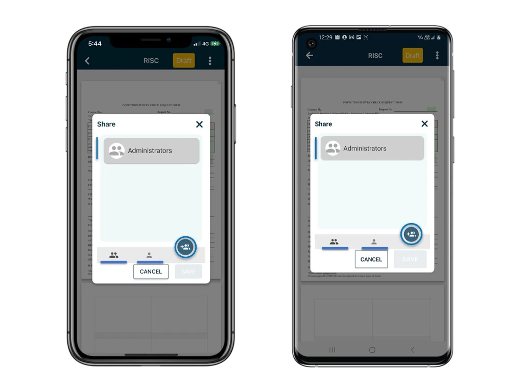 How to share a form with other users?