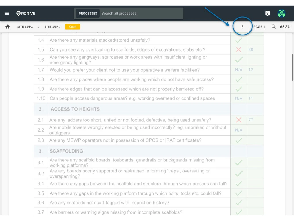 How do I Subscribe others to a Process/Checklist Form?