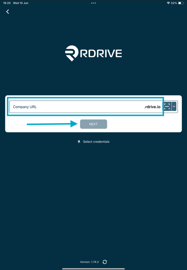 How do I download project on the mobile app?