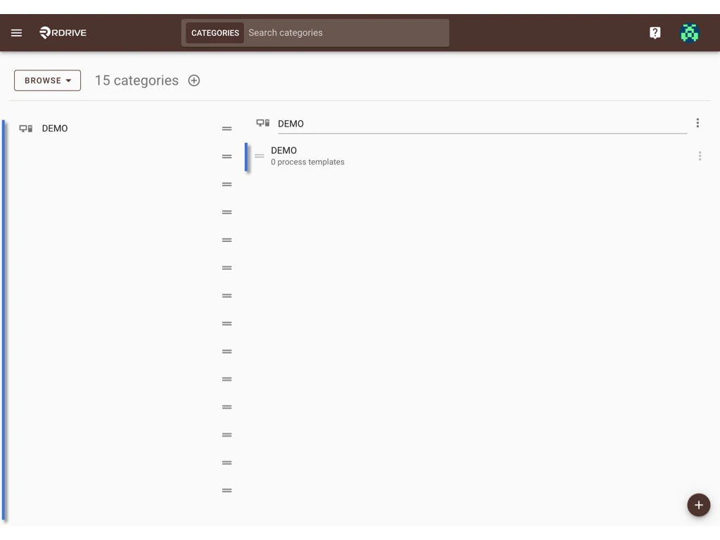 Create a process template with form