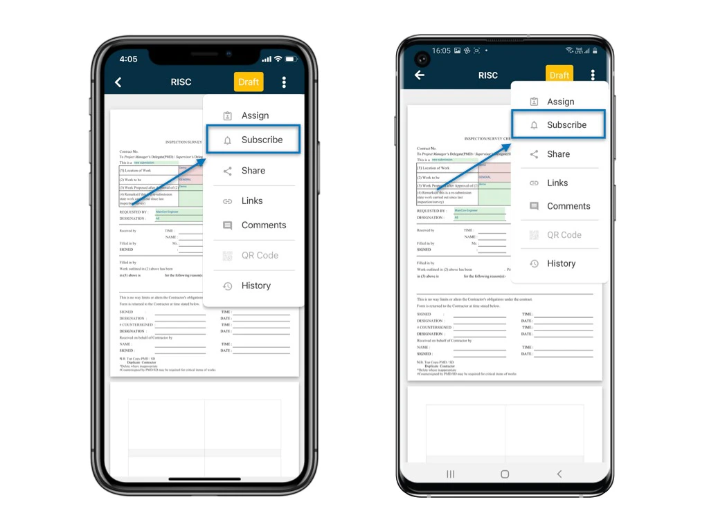 How to subscribe others to form?