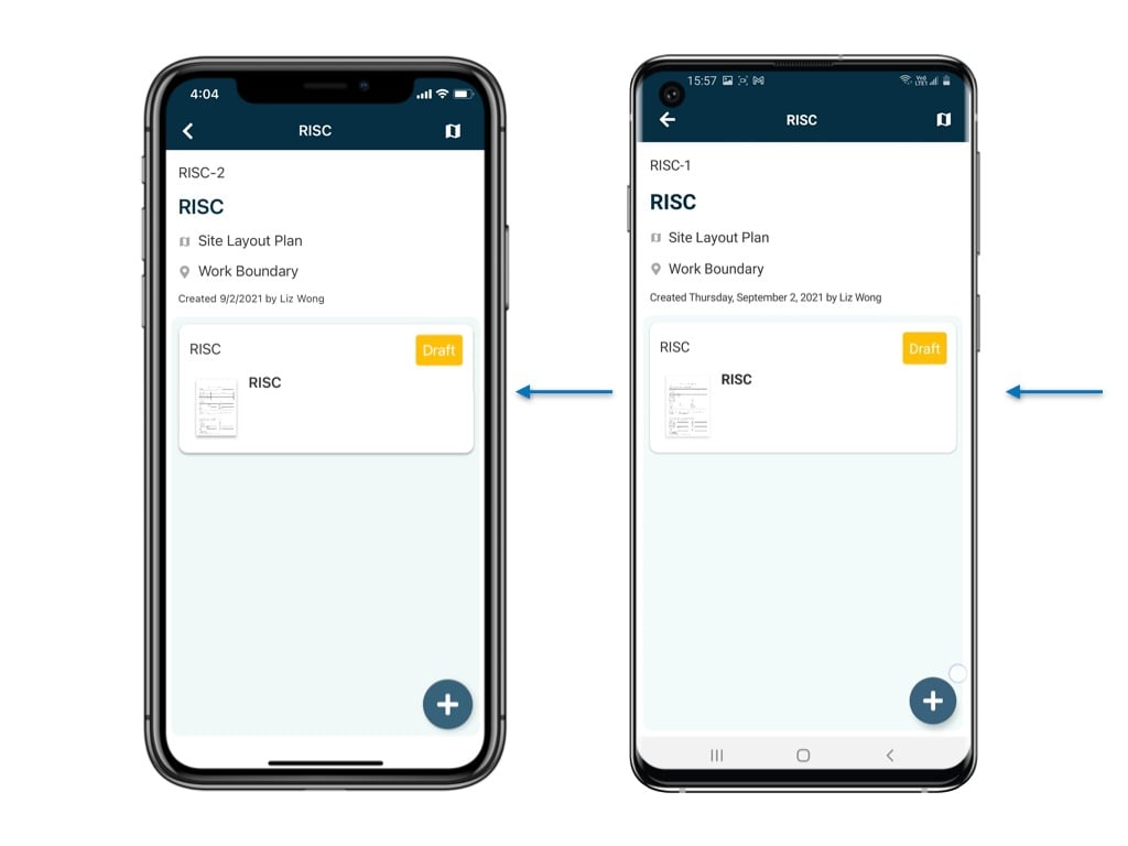 Where to view the linked item(s) of the form?