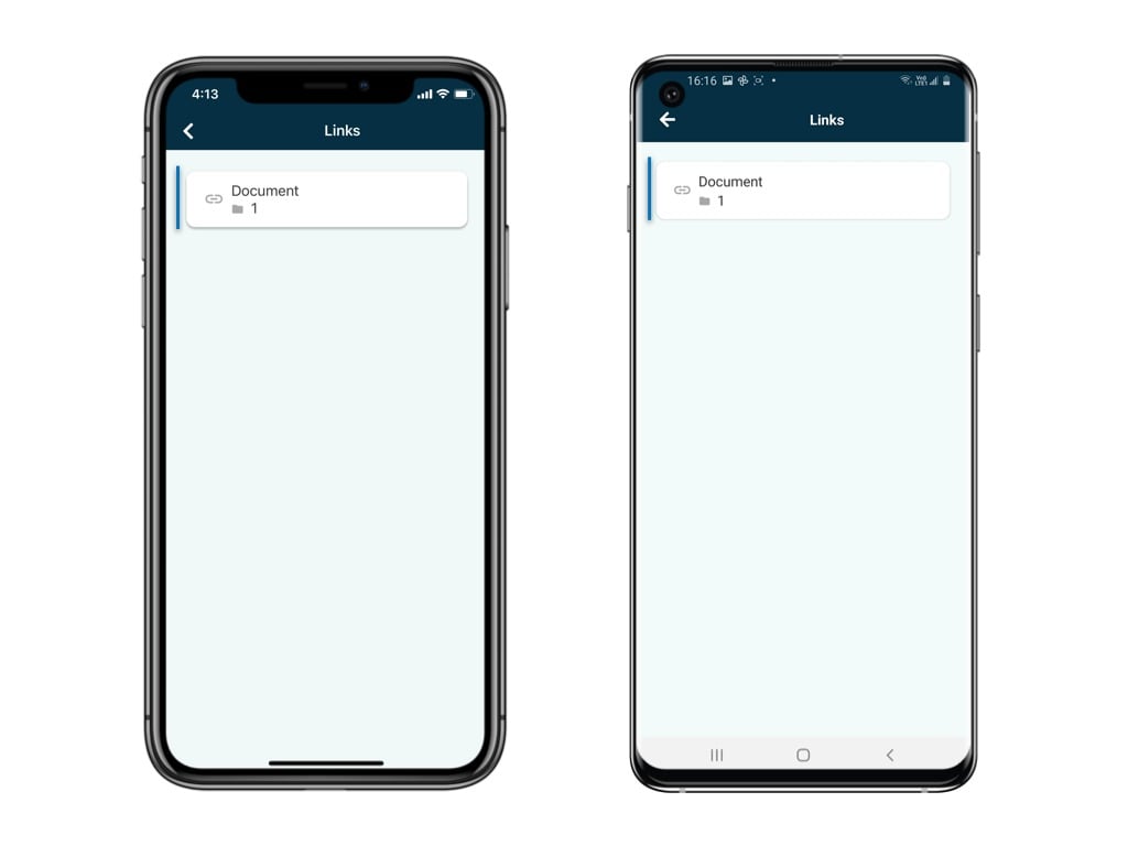 Where to view the linked item(s) of the form?