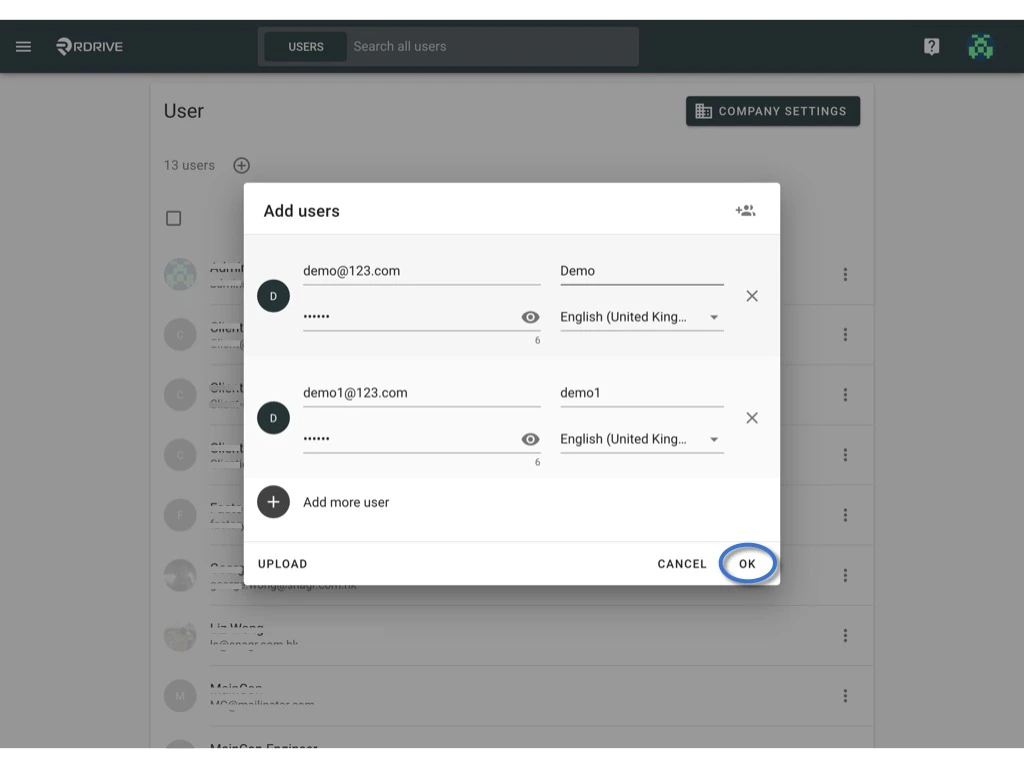 How to add user(s) to project?
