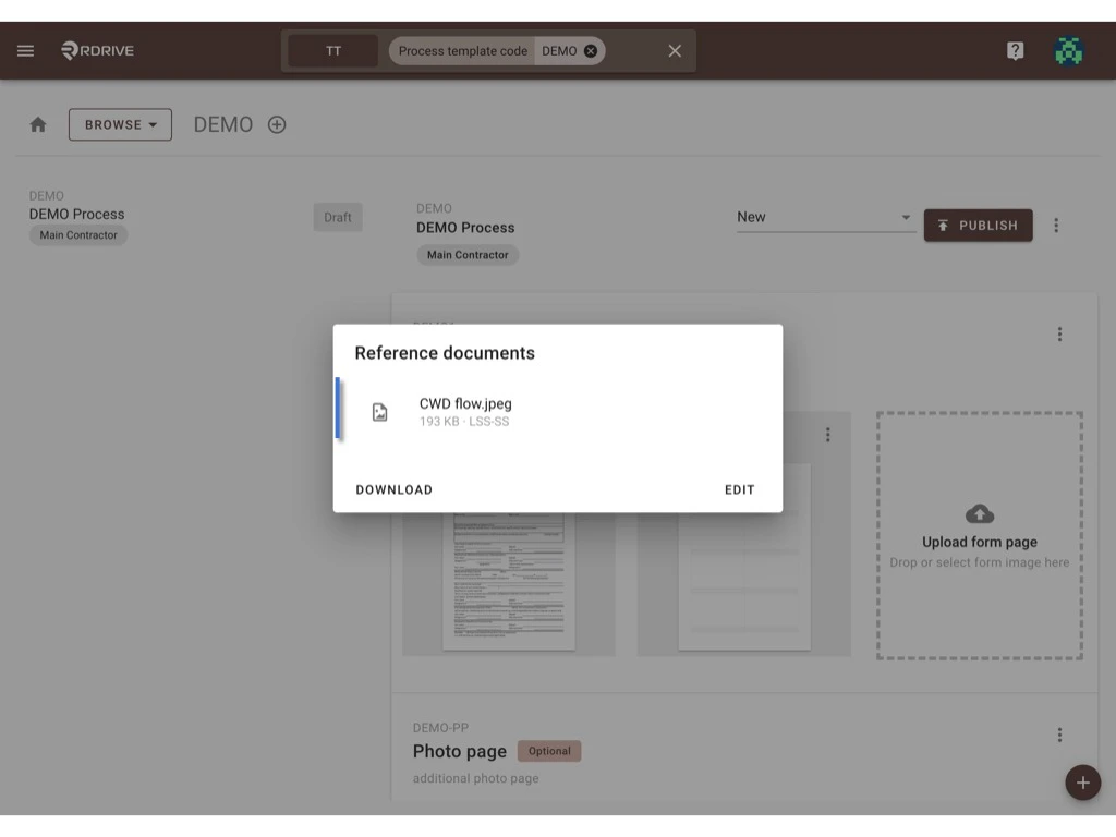 Form Reference document