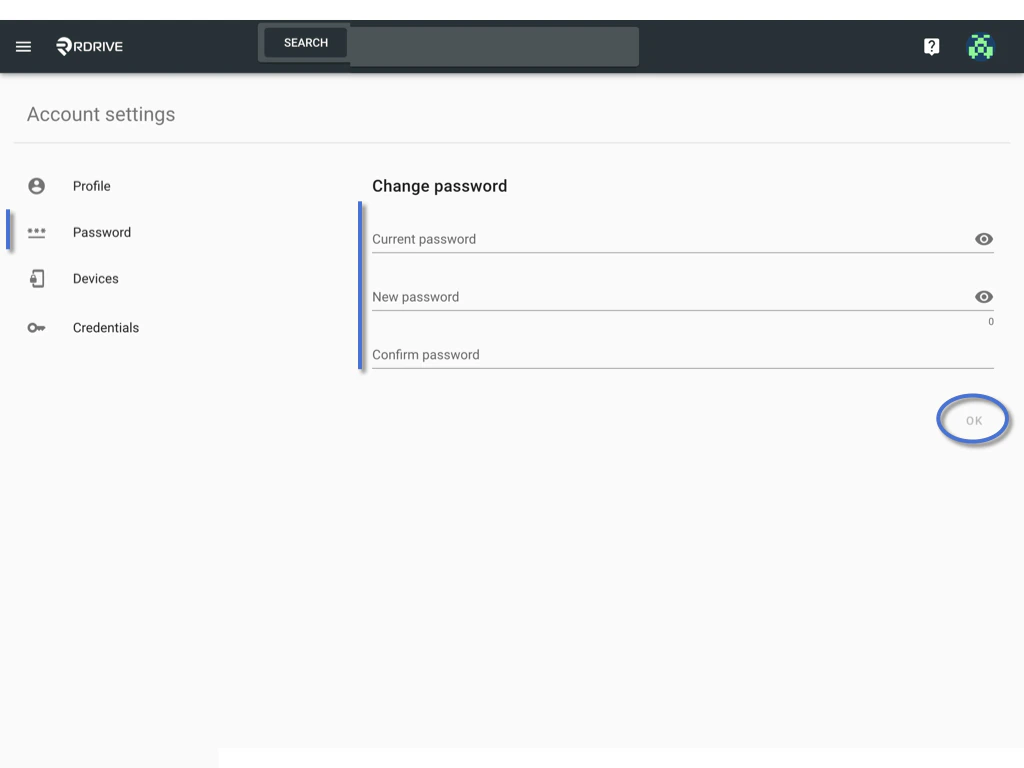 Edit my Account Settings