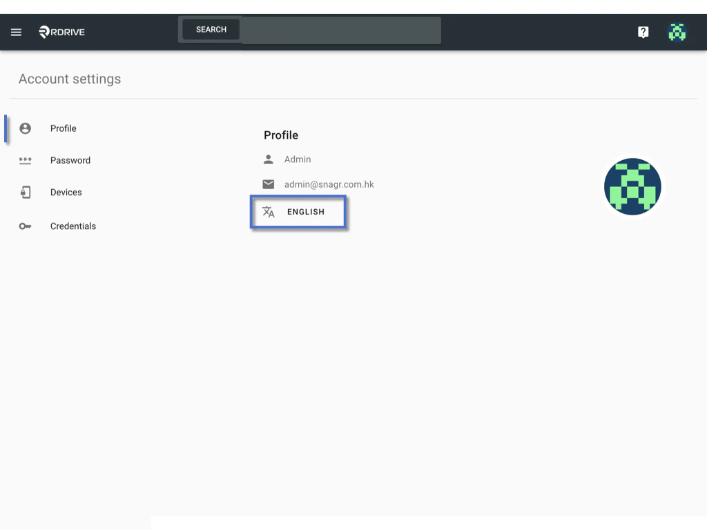 Edit my Account Settings
