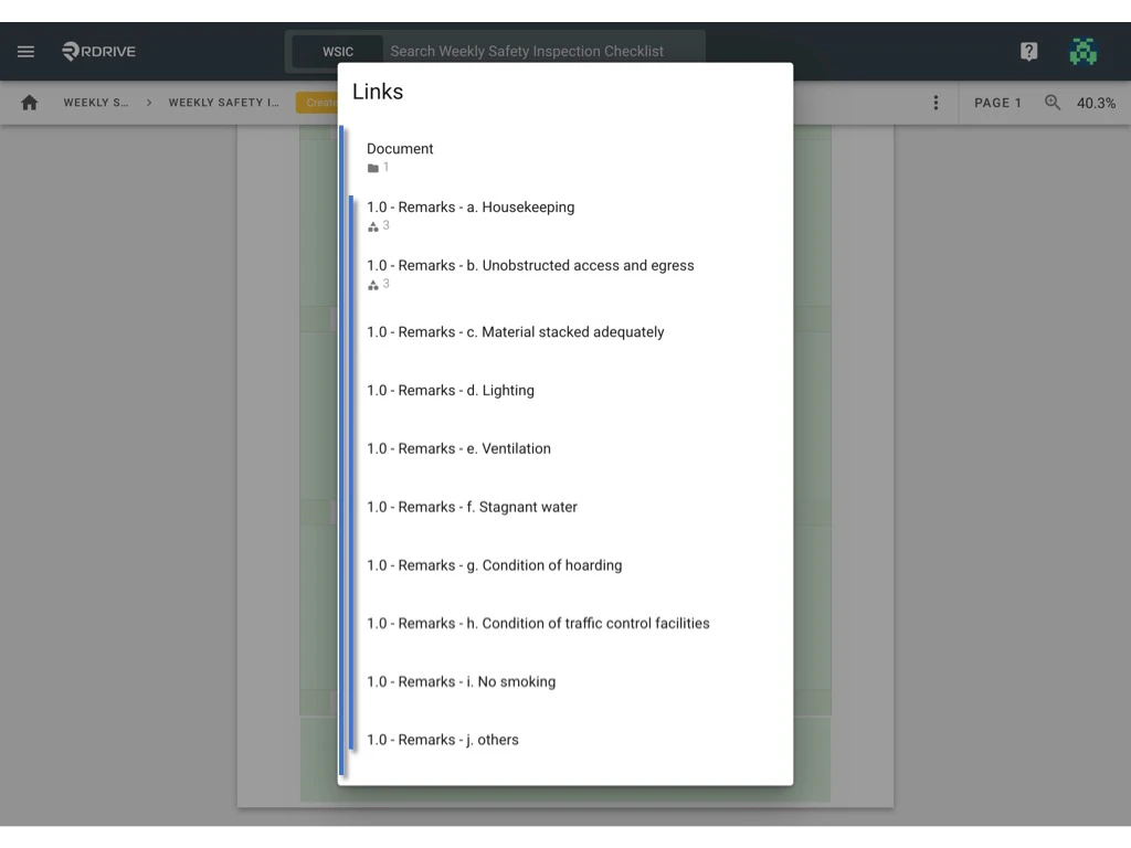 How to view a Form's Linked items