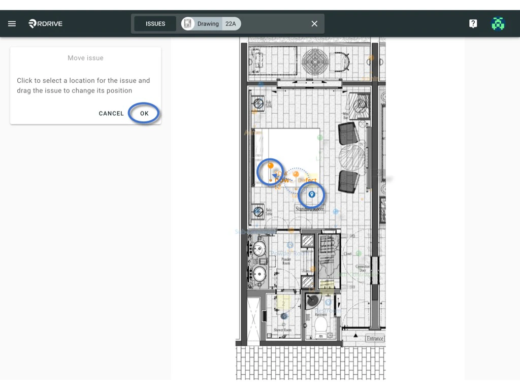 How to move an issue/defect/record