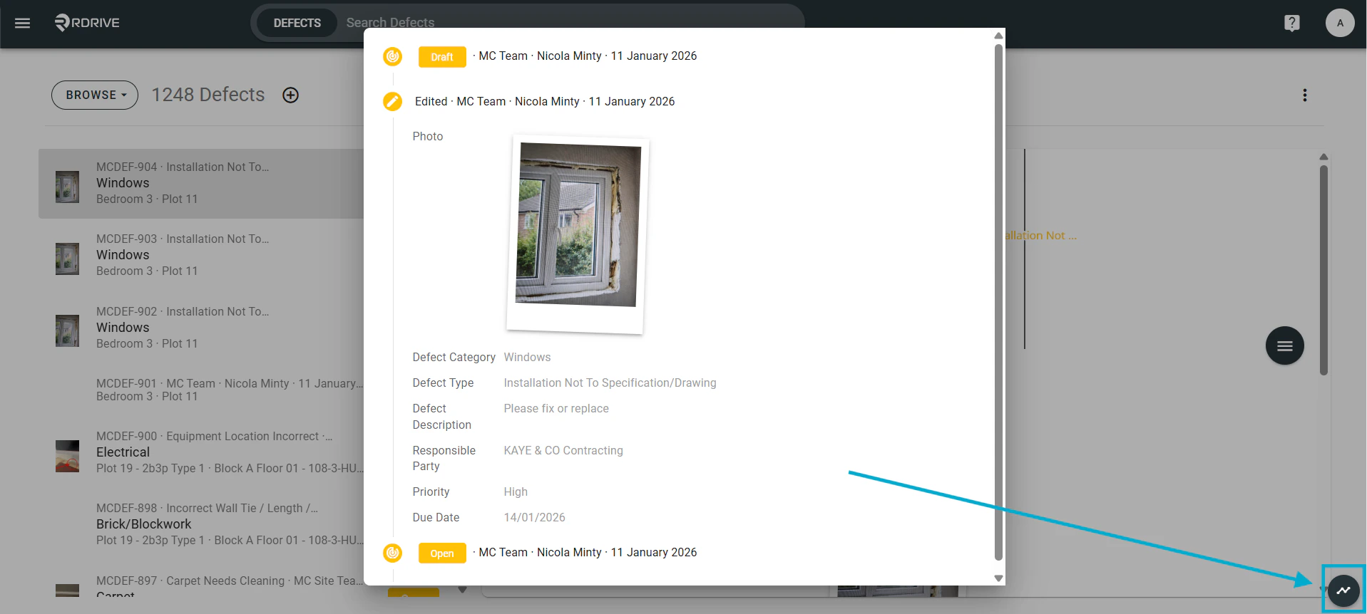 How do I view issue/defect/record history?