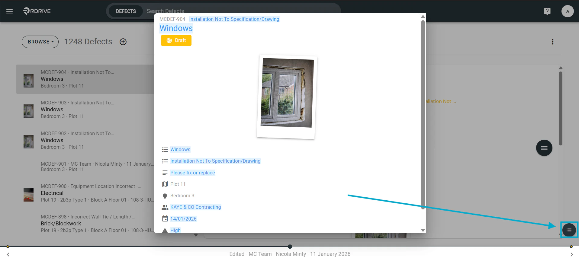 How do I view issue/defect/record history?
