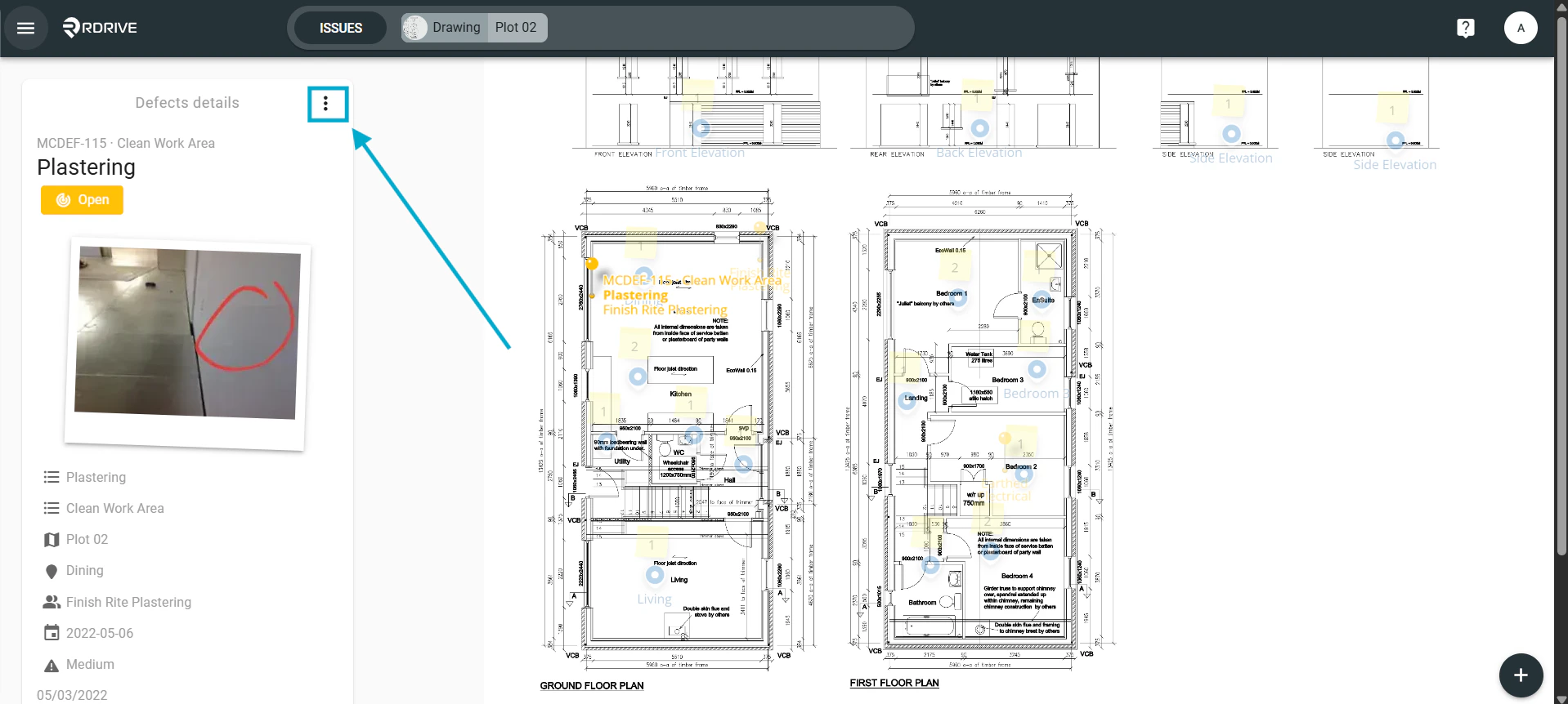 How do I view issue/defect/record history?
