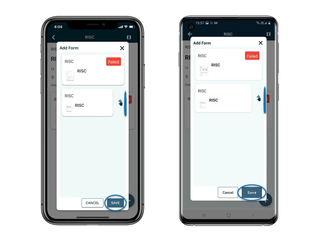 How to add form(s) to a process via APP?