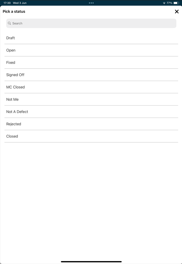 How to update issues? (APP)