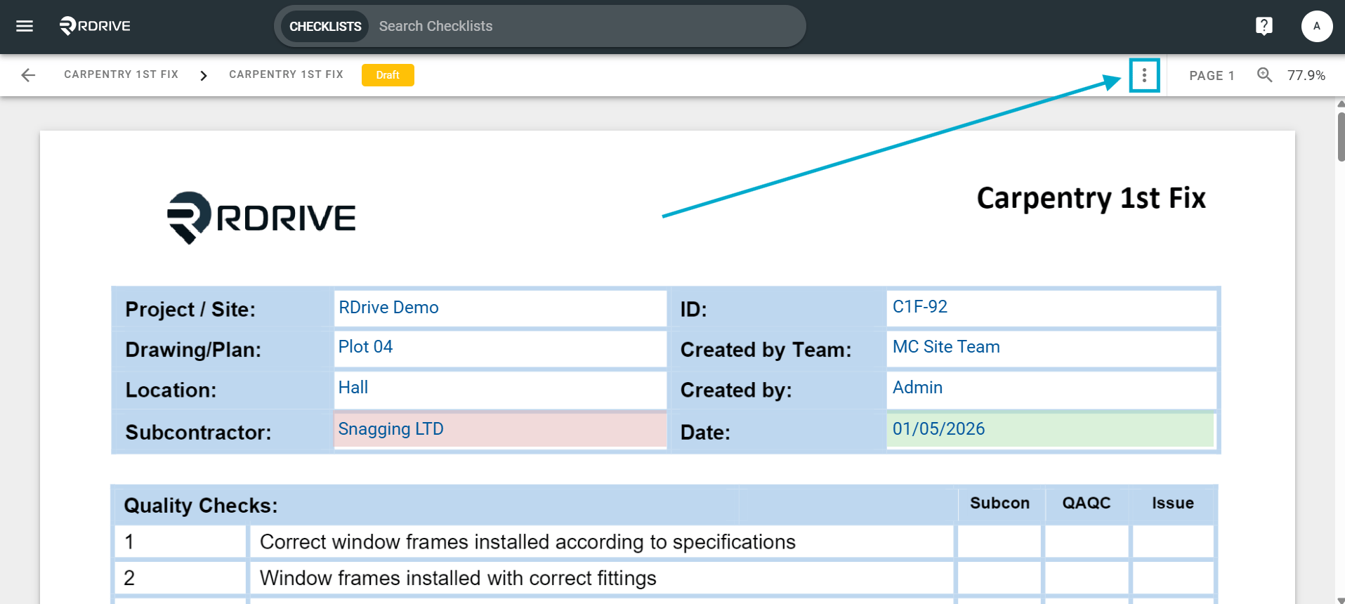 How to share a Process/Checklist with other users?