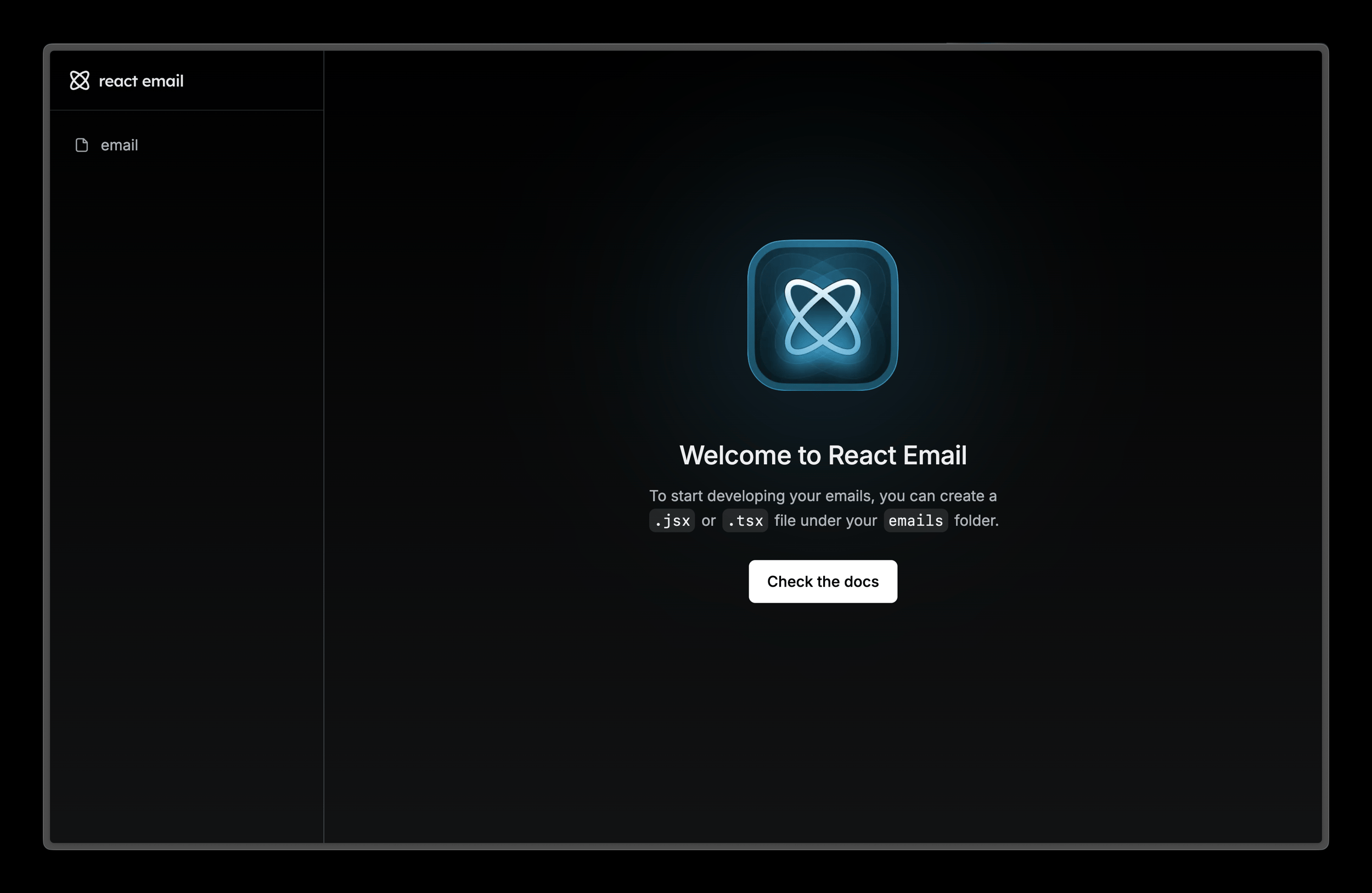React Email Example Manual Setup - React Email