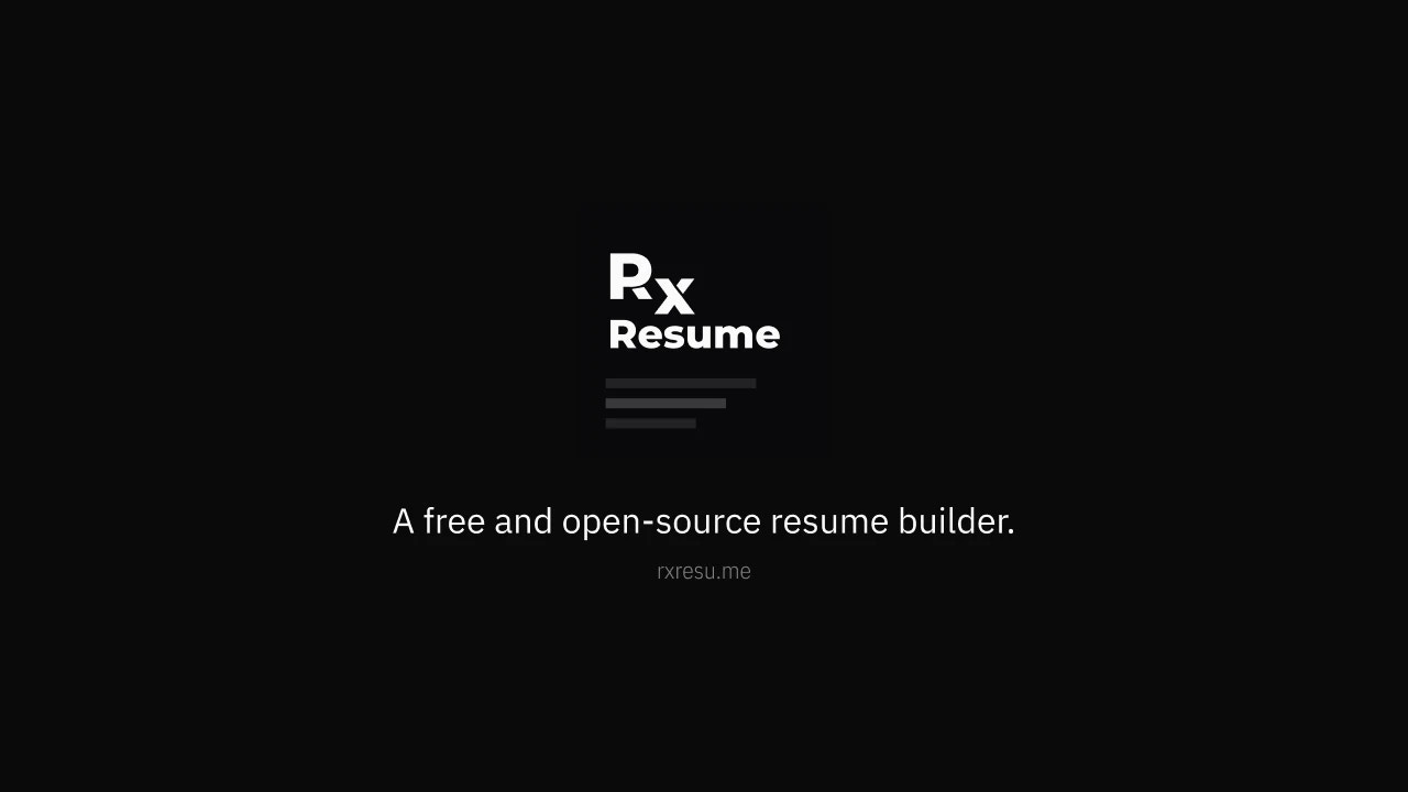 Reactive Resume Banner
