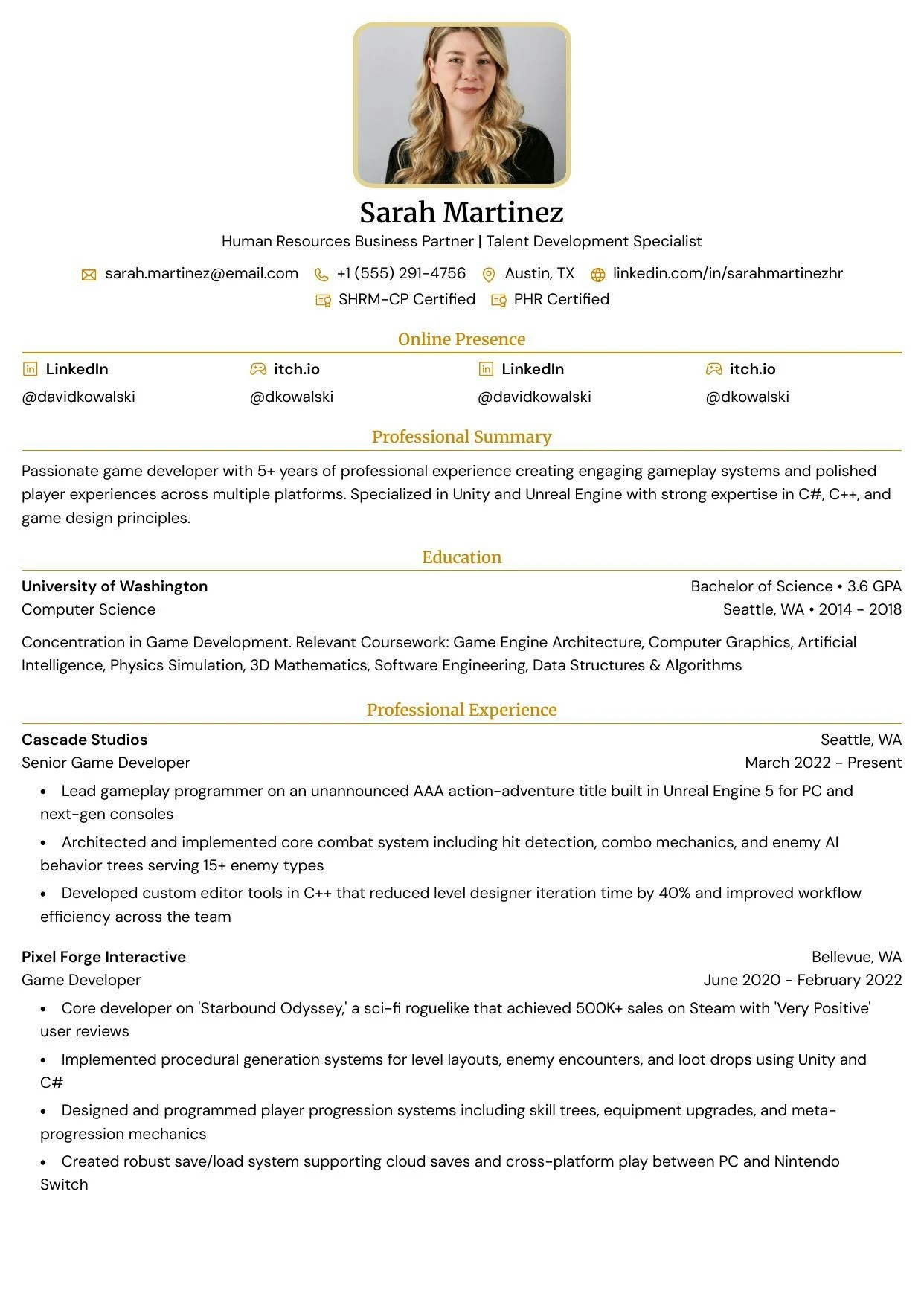 Kakuna template preview