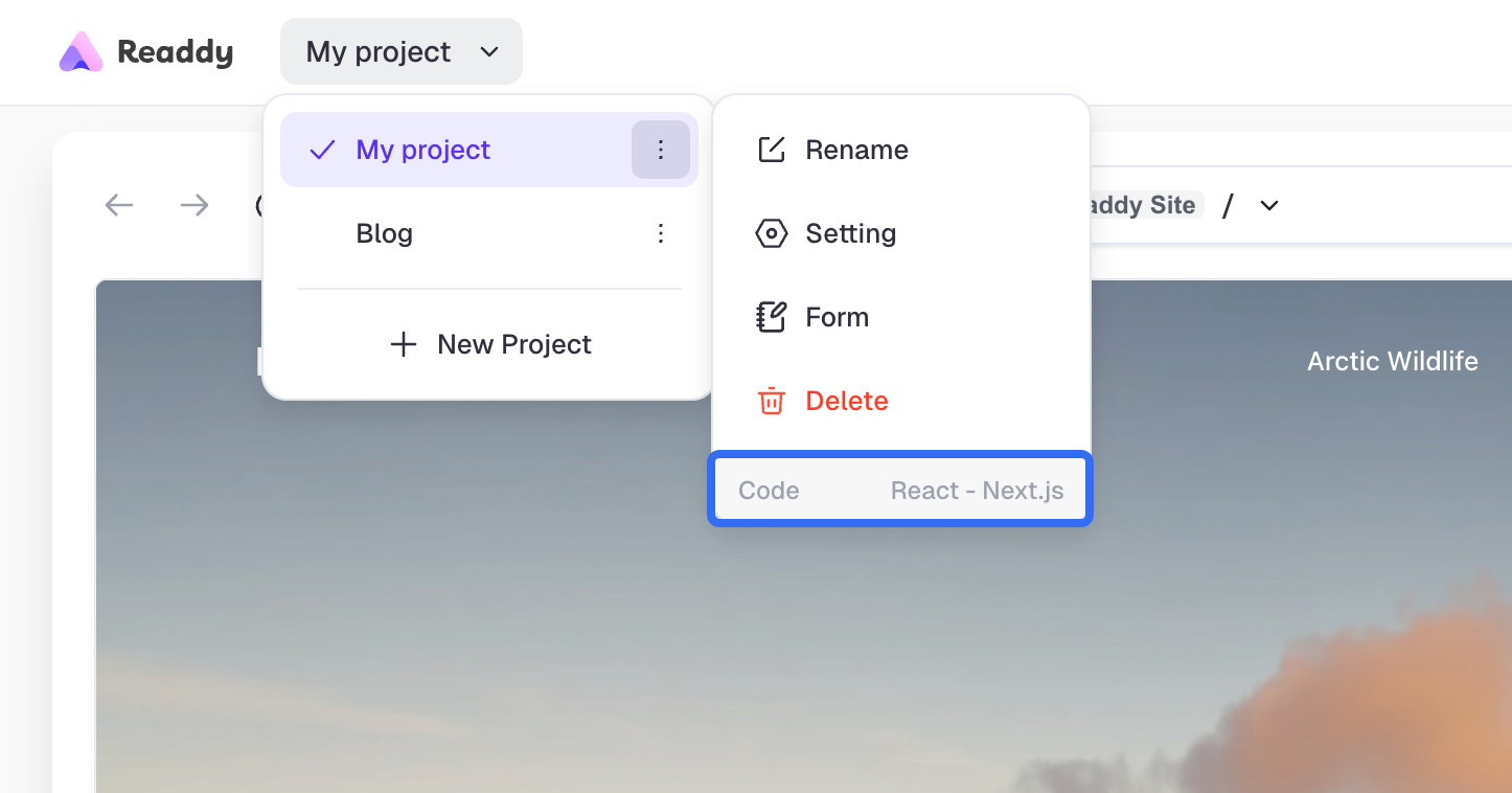 Multiple Pages - Readdy Docs